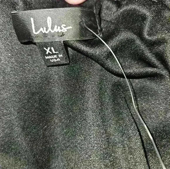 Lulu's Womans Black Dress Size Xl - Picture 8 of 11